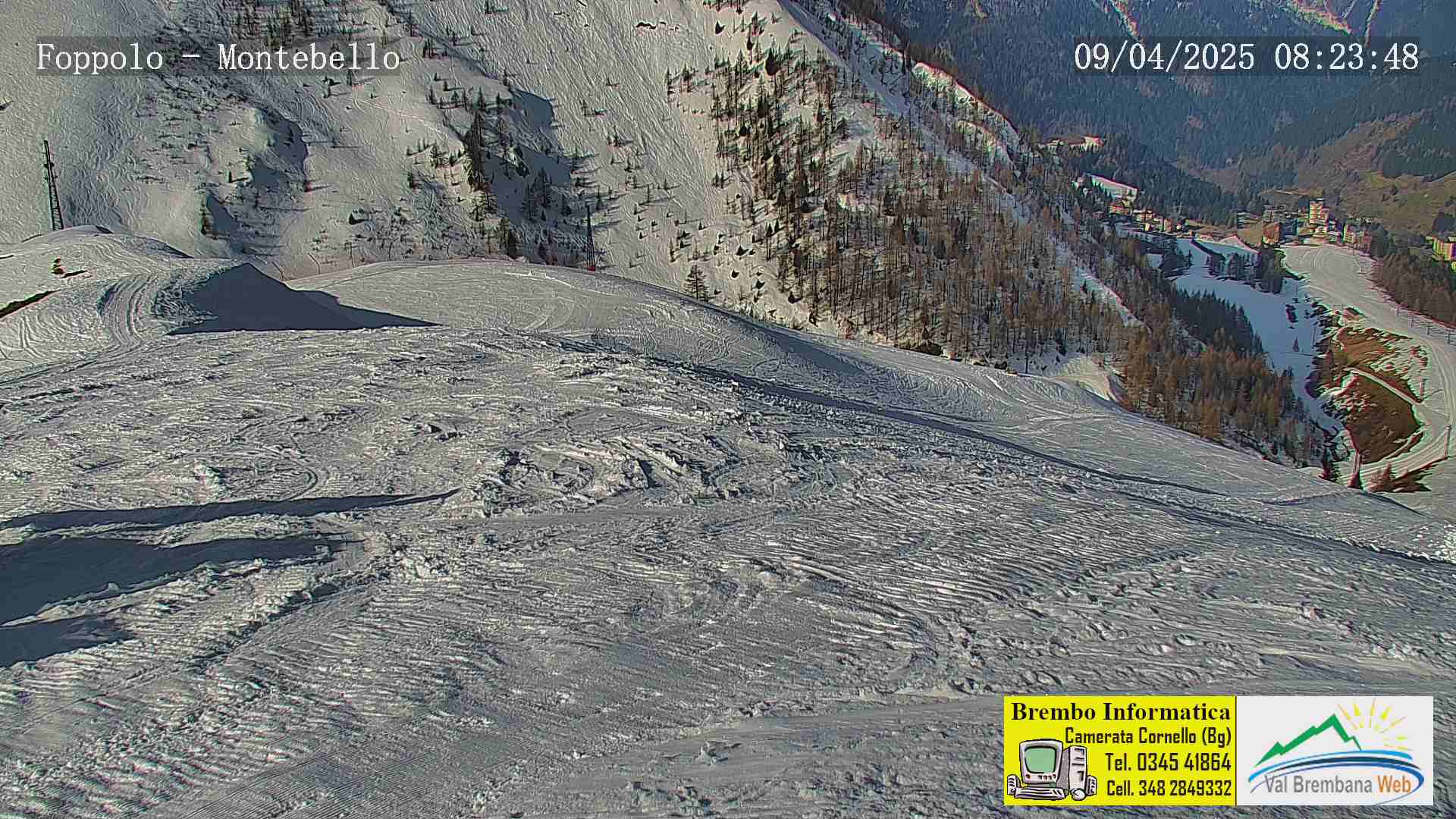 Webcam Foppolo Montebello panoramica in diretta